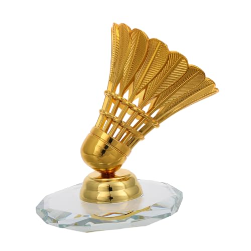 KAILIKETIY Goldene Badminton Statue für Autofans Badminton Skulptur Dashboard Dekoration für Fans des Federballs Auto Innenraum Accessoire KAILIKETIY Goldene Badminton Statue für Autofans Badminton Skulptur Dashboard Dekoration für Fans des Federballs Auto Innenraum Accessoire von KAILIKETIY
