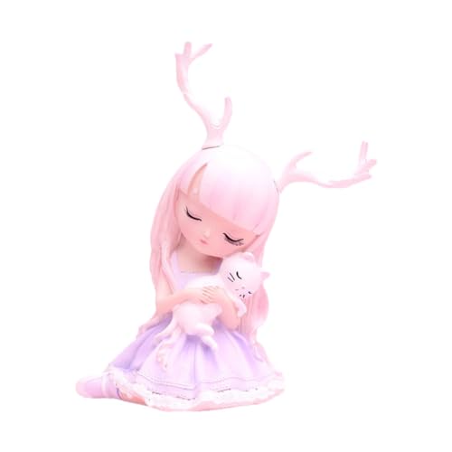 KAILIKETIY Hirschschmuck von Fengyoujing Die Ornamente tragen Ihr für den einzug Animal Figures wheinachtsgeschenke humanoide Puppenverzierungen Harzstatue Kunstharz Rosa KAILIKETIY Hirschschmuck von Fengyoujing Die Ornamente tragen Ihr für den einzug Animal Figures wheinachtsgeschenke humanoide Puppenverzierungen Harzstatue Kunstharz Rosa von KAILIKETIY