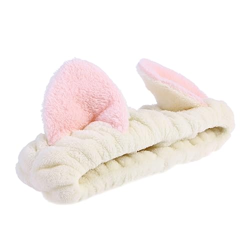KAILIKETIY Katzenohren Haarband für Damen Weiches Elastisches Stirnband Weiß für Make Up Gesichtswäsche und Kostümpartys Perfektes Accessoire für Halloween und Cosplay KAILIKETIY Katzenohren Haarband für Damen Weiches Elastisches Stirnband Weiß für Make Up Gesichtswäsche und Kostümpartys Perfektes Accessoire für Halloween und Cosplay von KAILIKETIY