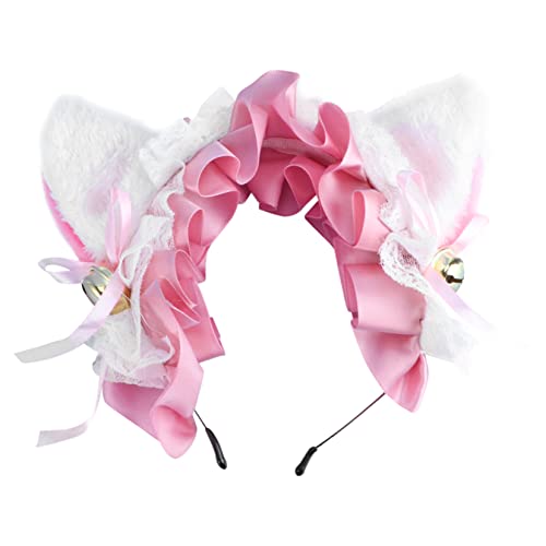 KAILIKETIY Katzenohren Haarreif Plüsch Kopfbedeckung mit Glöckchen für Cosplay Party und Halloween für Damen und Mädchen KAILIKETIY Katzenohren Haarreif Plüsch Kopfbedeckung mit Glöckchen für Cosplay Party und Halloween für Damen und Mädchen von KAILIKETIY