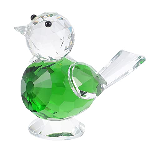 KAILIKETIY Kreative Vogel Statue aus Handgeblasenem Desktop Dekoration für Wohnkultur und Gartendekoration Einzigartiges für Sammler Grün KAILIKETIY Kreative Vogel Statue aus Handgeblasenem Desktop Dekoration für Wohnkultur und Gartendekoration Einzigartiges für Sammler Grün von KAILIKETIY
