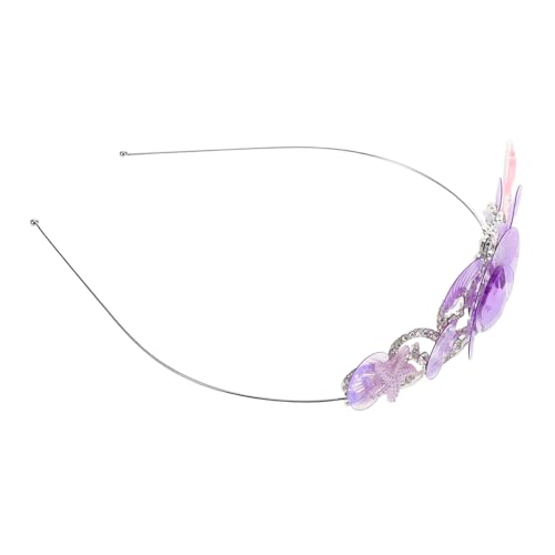 KAILIKETIY Krone Stirnband für Glitzernde Muschel Tiara für Kostümzubehör zur Partydekoration Geburtstagsfeiern und Themenveranstaltungen von KAILIKETIY