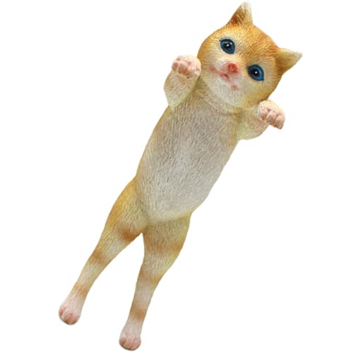 KAILIKETIY Legen Sie Sich Kätzchen-Dekoration hin Blumentopf-Ornamente Haustier Katzenstange Topfaufhänger Katzenzeichen entzückende Katzenfigur rasenkatze gartenkatze Harz Khaki KAILIKETIY Legen Sie Sich Kätzchen-Dekoration hin Blumentopf-Ornamente Haustier Katzenstange Topfaufhänger Katzenzeichen entzückende Katzenfigur rasenkatze gartenkatze Harz Khaki von KAILIKETIY
