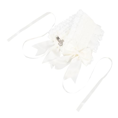 KAILIKETIY Lolita Stirnband Haarschmuck für Cosplay und Partys für Design Milchweiß mit Sternen Lace Leicht und Bequem Perfektes von KAILIKETIY