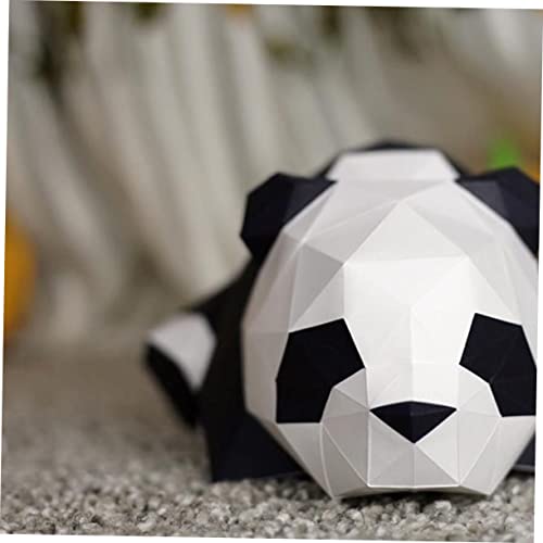 KAILIKETIY Panda Papiermodell DIY Geometrisches Origami Handgemachte Dekoration Ornament aus Hochwertigem Perlmuttpapier Einfache Montage ohne Schere für und Festdeko KAILIKETIY Panda Papiermodell DIY Geometrisches Origami Handgemachte Dekoration Ornament aus Hochwertigem Perlmuttpapier Einfache Montage ohne Schere für und Festdeko von KAILIKETIY