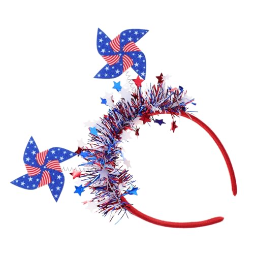 KAILIKETIY Patriotic Haarreif für Damen Roter Weißer und Blauer Haarband für Unabhängigkeitstag Festliche Kopfbedeckung für Partys und Events Langlebig und Bequem KAILIKETIY Patriotic Haarreif für Damen Roter Weißer und Blauer Haarband für Unabhängigkeitstag Festliche Kopfbedeckung für Partys und Events Langlebig und Bequem von KAILIKETIY