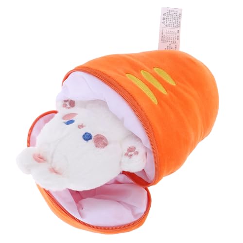 KAILIKETIY Rabbit Plüschspielzeug Kreatives Wendbares Karotten und Erdbeer Kuscheltier für für Kindergeburtstage Dekoration im Kinderzimmer von KAILIKETIY