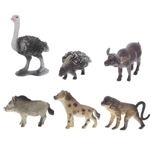 KAILIKETIY Sammlerstück Miniatur Wildtiere Spielzeug Set Afrikanisches Tierfiguren Spielzeug von KAILIKETIY