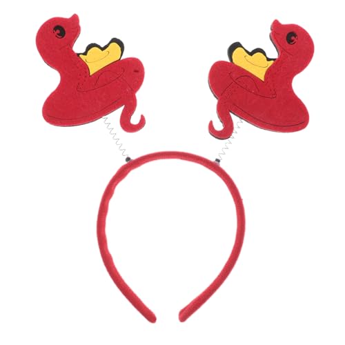 KAILIKETIY Schlangen Stirnband für Neujahrspartys Buntes Kopfaccessoire für Festliche Anlässe Bequemes Tragen Vielseitiger Haarschmuck für Feiertage und Thematische Events von KAILIKETIY