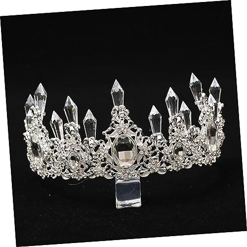 KAILIKETIY Silberne Cake Crown Tortenkrone aus Hochzeits und Geburtstagskuchendekoration Brautschmuck Großer Kuchenaufsatz für Party und Feierlichkeiten KAILIKETIY Silberne Cake Crown Tortenkrone aus Hochzeits und Geburtstagskuchendekoration Brautschmuck Großer Kuchenaufsatz für Party und Feierlichkeiten von KAILIKETIY