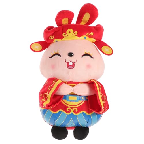 KAILIKETIY Stuffed Mascot Doll Hase Als Für Jahr des Hasen Für Neujahr Geburtstage Und Besondere Anlässe Kuschelig Und Weich von KAILIKETIY