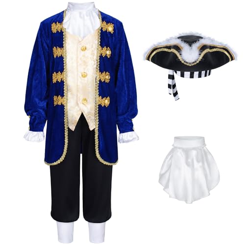 Patriot 18 Generalkapitän Kostüm Kinder Halloween Cosplay 3-5T Blau von KAIPUTE
