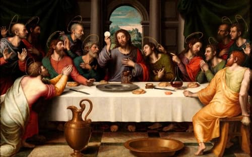 Das Letzte Abendmahl - 2000-Teiliges Puzzle, Lehrreiches Und Unterhaltsames Puzzle, Puzzle Zum Training des Logischen Denkens, Puzzle Zur Potenzialentwicklung, Kreative Festivals Das Letzte Abendmahl - 2000-Teiliges Puzzle, Lehrreiches Und Unterhaltsames Puzzle, Puzzle Zum Training des Logischen Denkens, Puzzle Zur Potenzialentwicklung, Kreative Festivals von KAIXIUPuzzle