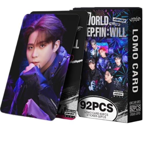 92 koreanische Sterne kugelsichere Teenager 10. BP SK TWICE Peripheriefotokarten doppelseitige LOMO-Karten (94173-ateez) von KAIZUKICHIN