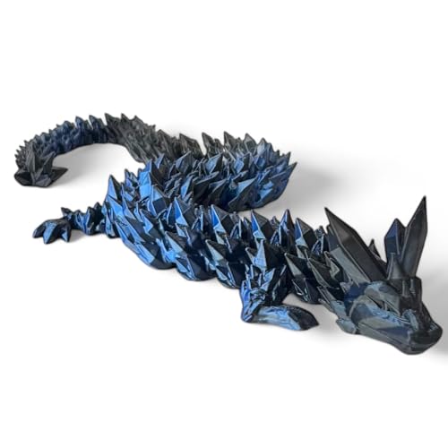 Drache 35 cm 3D bewegliche Figur, Kristalldrache, Kinderdekoration, Schreibtisch Deko, Geschenk Kindertag Drache 35 cm 3D bewegliche Figur, Kristalldrache, Kinderdekoration, Schreibtisch Deko, Geschenk Kindertag von KAJAWIS