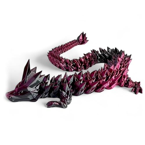 Drache 35 cm 3D bewegliche Figur, Kristalldrache, Kinderdekoration, Schreibtisch Deko, Geschenk Kindertag Drache 35 cm 3D bewegliche Figur, Kristalldrache, Kinderdekoration, Schreibtisch Deko, Geschenk Kindertag von KAJAWIS