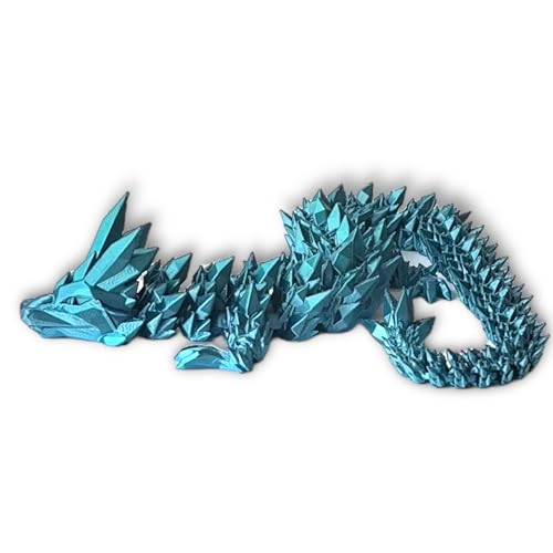 Drache 42 cm 3D bewegliche Figur, Kristalldrache, Kinderdekoration, Schreibtisch Deko, Geschenk Kindertag Drache 42 cm 3D bewegliche Figur, Kristalldrache, Kinderdekoration, Schreibtisch Deko, Geschenk Kindertag von KAJAWIS