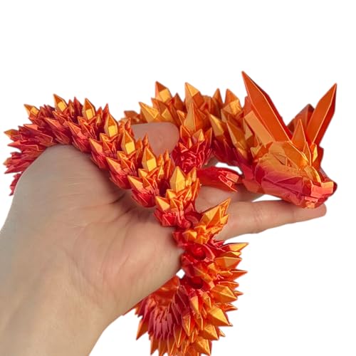 Drache 60 cm 3D bewegliche Figur, Kristalldrache, Kinderdekoration, Schreibtisch Deko, Geschenk Kindertag Drache 60 cm 3D bewegliche Figur, Kristalldrache, Kinderdekoration, Schreibtisch Deko, Geschenk Kindertag von KAJAWIS