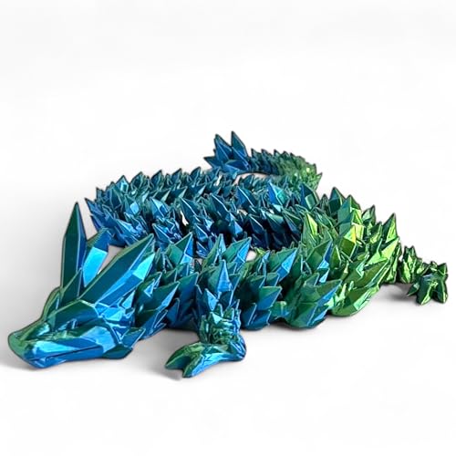 Drache 60 cm 3D bewegliche Figur, Kristalldrache, Kinderdekoration, Schreibtisch Deko, Geschenk Kindertag Drache 60 cm 3D bewegliche Figur, Kristalldrache, Kinderdekoration, Schreibtisch Deko, Geschenk Kindertag von KAJAWIS