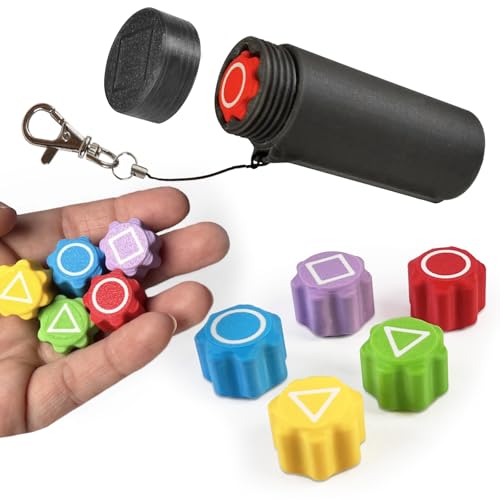 KAJAWIS Squid Gonggi-Steine 7g – Gewichtete Spielsteine + Aufbewahrungsbox | Geschicklichkeitsspiel | Traditionelle koreanische Gonggi-Knöchelsteine KAJAWIS Squid Gonggi-Steine 7g – Gewichtete Spielsteine + Aufbewahrungsbox | Geschicklichkeitsspiel | Traditionelle koreanische Gonggi-Knöchelsteine von KAJAWIS