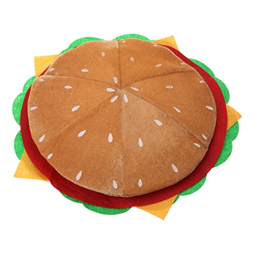 KAKASEA Lustige, niedliche Plüschmütze, Burger, Fotoshooting-Werkzeug, Neuheit, Kopfbedeckung, für Damen und Herren, Party-Geschenk, Geburtstag, Halloween, Hut KAKASEA Lustige, niedliche Plüschmütze, Burger, Fotoshooting-Werkzeug, Neuheit, Kopfbedeckung, für Damen und Herren, Party-Geschenk, Geburtstag, Halloween, Hut von KAKASEA