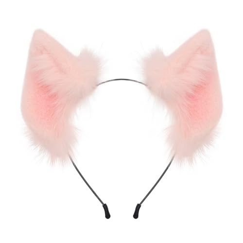 KAKASEA Tierohr-Stirnband, Plüsch, Anime-Haarband, Maskerade, Kostüm, Kopfschmuck, weiblich, Teenager, Cosplay, Haarreif, Zubehör KAKASEA Tierohr-Stirnband, Plüsch, Anime-Haarband, Maskerade, Kostüm, Kopfschmuck, weiblich, Teenager, Cosplay, Haarreif, Zubehör von KAKASEA