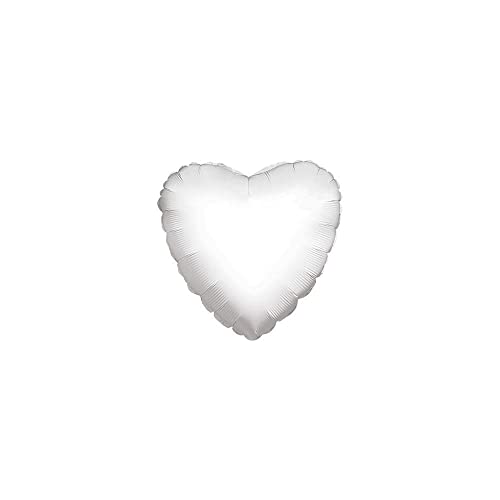 Globo Corazon 10cm Blanco - Foil Poliamida - K3410204 von KALEIDOSCOPE
