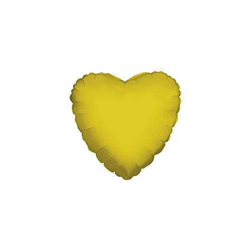 Globo Corazon 22cm Oro - Foil Poliamida - K3410809 von KALEIDOSCOPE