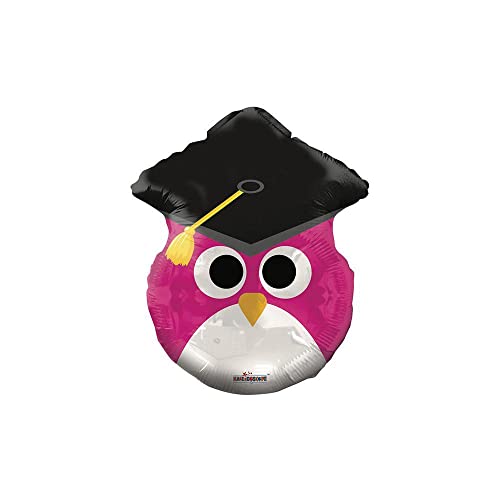 KALEIDOSCOPE Palloncino Laurea Gufo Rosa Con Tocco Nero Sagomato 18-45cm. 1pz KALEIDOSCOPE Palloncino Laurea Gufo Rosa Con Tocco Nero Sagomato 18-45cm. 1pz von KALEIDOSCOPE