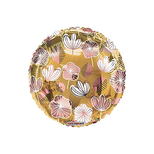 Palloncino Kaleidoscope Tondo Floreale Oro 26-66cm. 1pz Palloncino Kaleidoscope Tondo Floreale Oro 26-66cm. 1pz von KALEIDOSCOPE