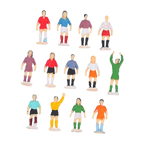 KALLORY 1 Sandtischfußballmann Sport Desktop Fußball-actionfigur Spieler Miniatur Männchen Beweglich Winzige Figuren Menschen Jugend Fußballfigur Klein Tonhöhe Modelle Colorful Plastik von KALLORY