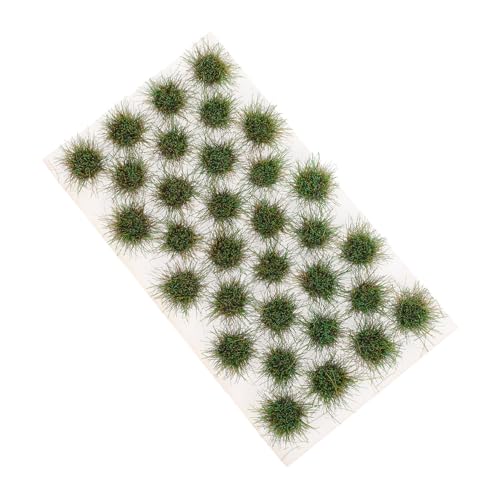 KALLORY 1 Satz Modell Sandtisch Rasen Miniaturgras Modellgras Kleine Grasbüschel Simulationsgras-Miniatur Grasbüschel Miniatur Miniaturen Gras Plastik Green von KALLORY