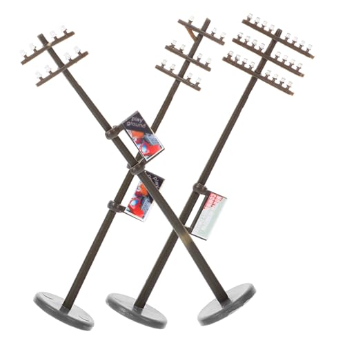 KALLORY 1 Satz Telefon mast Modell winzig Modelle Miniatur Stangen Dekoration Abs KALLORY 1 Satz Telefon mast Modell winzig Modelle Miniatur Stangen Dekoration Abs von KALLORY