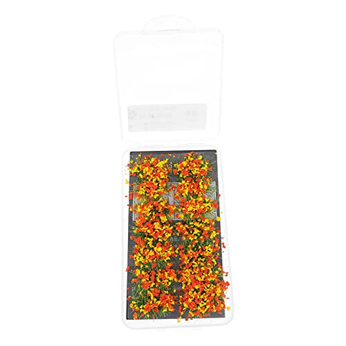 KALLORY 1 Schachtel Simulierte Blütensille Grasbüschelmodell buschig Rasen Strauch Anlage statische Blumenbüschel statisches Grasmodellgras Grasbüschel Miniatur Kunststoffharz Orange KALLORY 1 Schachtel Simulierte Blütensille Grasbüschelmodell buschig Rasen Strauch Anlage statische Blumenbüschel statisches Grasmodellgras Grasbüschel Miniatur Kunststoffharz Orange von KALLORY