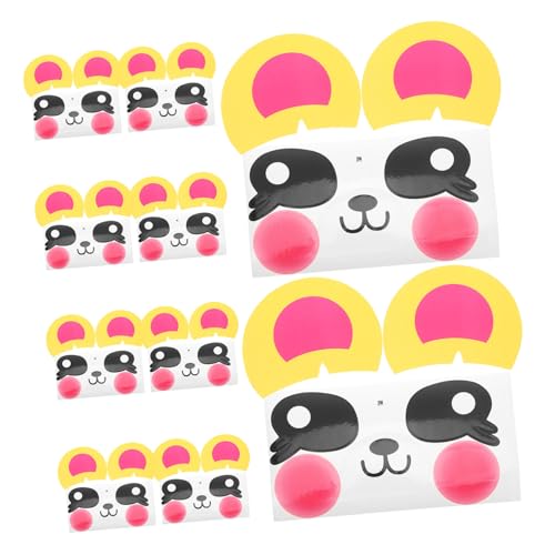 KALLORY Cartoon-augen-aufkleber-set 10 Stück Große Tierohren-aufkleber Selbstklebende Bastelaugen für Dekoration Partygeschenk-dekorationen KALLORY Cartoon-augen-aufkleber-set 10 Stück Große Tierohren-aufkleber Selbstklebende Bastelaugen für Dekoration Partygeschenk-dekorationen von KALLORY