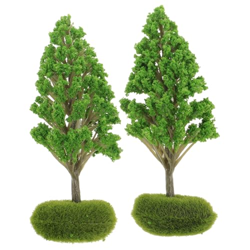 KALLORY 2 Stück Baummodell falscher Baum gefälschte Mini-Bäume Mini-Weihnachtsbäume Miniaturbaum modellbaum modellbäume grüne Landschaft Landschaftsmodell Mini-Landschaftsmodell Plastik KALLORY 2 Stück Baummodell falscher Baum gefälschte Mini-Bäume Mini-Weihnachtsbäume Miniaturbaum modellbaum modellbäume grüne Landschaft Landschaftsmodell Mini-Landschaftsmodell Plastik von KALLORY