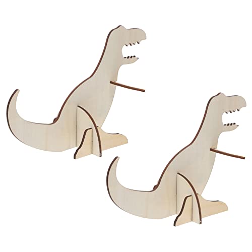 KALLORY 2 Stück Holzgraffiti -Spielsachen holzspielzeug Puzzlematte puzzletisch Puzzlekleber Dinosaurierspielzeug zum Zusammenbauen von Tieren unfertiger Dinosaurier aus Holz KALLORY 2 Stück Holzgraffiti -Spielsachen holzspielzeug Puzzlematte puzzletisch Puzzlekleber Dinosaurierspielzeug zum Zusammenbauen von Tieren unfertiger Dinosaurier aus Holz von KALLORY
