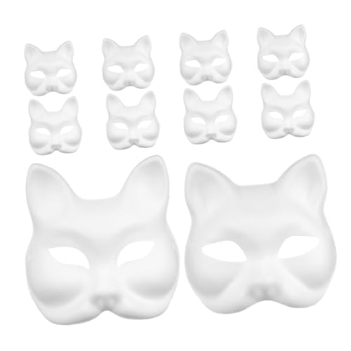 KALLORY 20Stücke Teiliges DIY Tiermasken Papier für Unbemalte Karnevalsmaske zum Handbemalen für Kostümpartys Maskeraden und Bastelprojekte KALLORY 20Stücke Teiliges DIY Tiermasken Papier für Unbemalte Karnevalsmaske zum Handbemalen für Kostümpartys Maskeraden und Bastelprojekte von KALLORY
