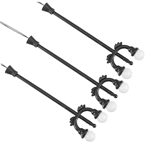 KALLORY 3 Stücke Lampen Tisch Licht Mini Straße Lampe Zubehör Landschaft Beleuchtung KALLORY 3 Stücke Lampen Tisch Licht Mini Straße Lampe Zubehör Landschaft Beleuchtung von KALLORY