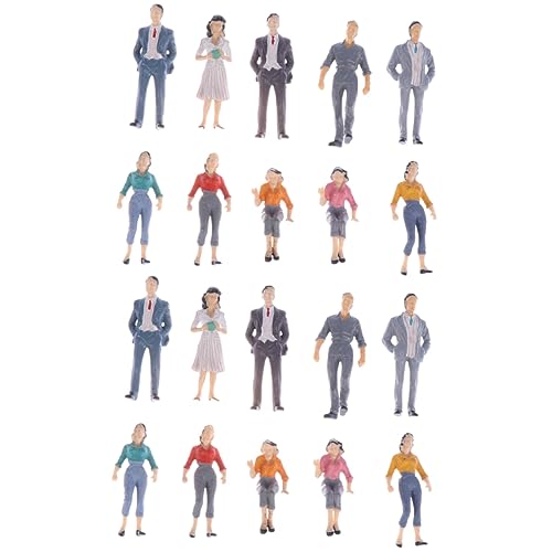 KALLORY 30 Stück Farbmodellschurke Zahlen Miniaturen Menschen Menschen Figuren Mini-Menschen-Modell Verschiedene Posen Menschenmodell kleine Puppen Plastik. Zufällige Farbe KALLORY 30 Stück Farbmodellschurke Zahlen Miniaturen Menschen Menschen Figuren Mini-Menschen-Modell Verschiedene Posen Menschenmodell kleine Puppen Plastik. Zufällige Farbe von KALLORY