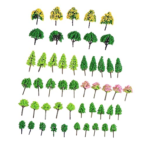 KALLORY 55 Stück Mini-Baummodell Miniaturbäume zum Basteln Baumdekor Miniaturbäume für Mini-Modellbäume Diorama-Minibäume Mini -Baum Baummodelle aus Kunststoff gefälschter Baum Plastik KALLORY 55 Stück Mini-Baummodell Miniaturbäume zum Basteln Baumdekor Miniaturbäume für Mini-Modellbäume Diorama-Minibäume Mini -Baum Baummodelle aus Kunststoff gefälschter Baum Plastik von KALLORY