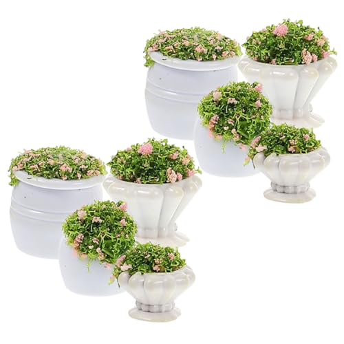 KALLORY 8 Stück Simuliertes Landschaftsblumenbett Kleine Pflanzentöpfe Fälschung Dekorativ Anlage Mini Dekoration Blumenvase Künstliche Pflanzen Baumlandschaftsmodelle Blumenmodell Plastik KALLORY 8 Stück Simuliertes Landschaftsblumenbett Kleine Pflanzentöpfe Fälschung Dekorativ Anlage Mini Dekoration Blumenvase Künstliche Pflanzen Baumlandschaftsmodelle Blumenmodell Plastik von KALLORY