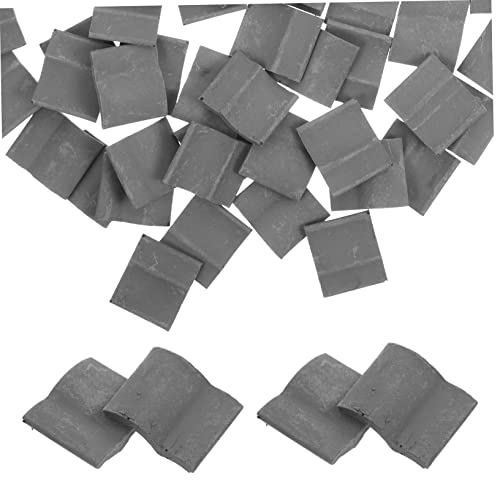 KALLORY Winzige Dachziegel Miniatur-hausfliesen-Set 50 Stück für Jungen und Mädchen Gartendekoration KALLORY Winzige Dachziegel Miniatur-hausfliesen-Set 50 Stück für Jungen und Mädchen Gartendekoration von KALLORY