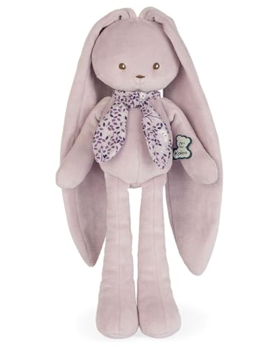 KALOO - Lapinoo - Pantin Lapin - Babyplüsch aus geripptem Velours - 35 cm - Farbe Rosa - Sehr weiches Material - Geschenkbox - Ab Geburt, K969945 von KALOO