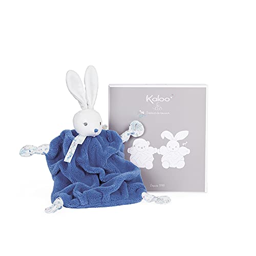 KALOO K969979 Plume-Doudou hase blau-20cm, Blau von KALOO