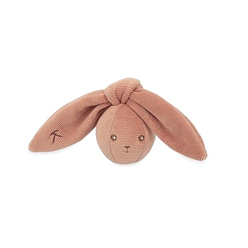 KALOO - Lapinoo - Hasen-Rasselball - 6 cm - Terrakottafarben - Babyball aus Velours - Sehr weiches Material - Ab Geburt, K218006 von KALOO