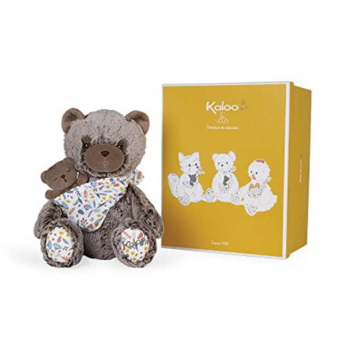 KALOO - Linoo - Plüschtier Papa Bär Oscar und Sein Baby, 35 cm - ab der Geburt K971002 von KALOO