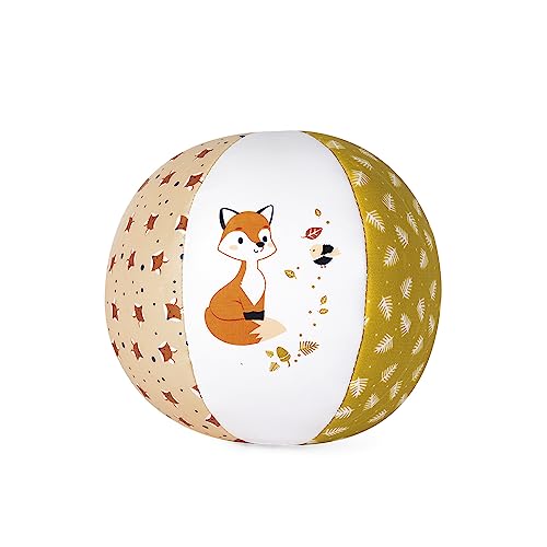 KALOO - Mein Babyball mit Fuchs - 10 cm - Babyspielzeug - Weicher Ball mit Bildern für Kinder - Fördert Feinmotorik und Vorstellungskraft. Ab 6 Monate, K221500 KALOO - Mein Babyball mit Fuchs - 10 cm - Babyspielzeug - Weicher Ball mit Bildern für Kinder - Fördert Feinmotorik und Vorstellungskraft. Ab 6 Monate, K221500 von KALOO