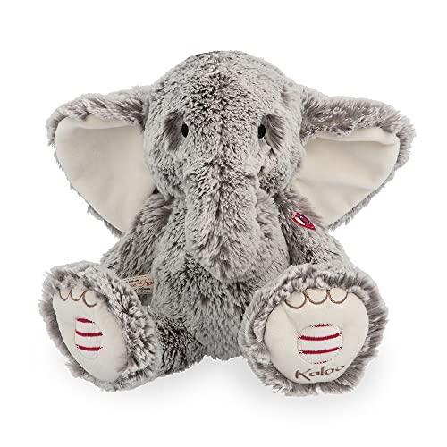 KALOO - Rouge Noa Musikalischer Plüschelefant Grau Prestige 31 cm - Ultra-Weiches Plüschfell - Beruhigende Melodie „California Dreamin“ - Beschwerte Pfoten - Ab Geburt, K223003 KALOO - Rouge Noa Musikalischer Plüschelefant Grau Prestige 31 cm - Ultra-Weiches Plüschfell - Beruhigende Melodie „California Dreamin“ - Beschwerte Pfoten - Ab Geburt, K223003 von KALOO