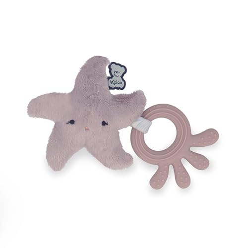 KALOO - Beißring aus Silikon für Babys - Seesternform - Beißspielzeug - Lila - 19x11cm - Ab der Geburt - K211003 KALOO - Beißring aus Silikon für Babys - Seesternform - Beißspielzeug - Lila - 19x11cm - Ab der Geburt - K211003 von KALOO